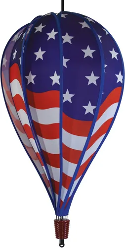 Vista 9 de In the Breeze 0995 Batik Quilt Hot Air Balloon Spinner, 10 paneles