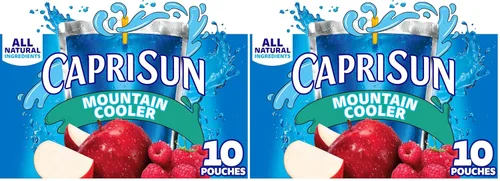 Vista 10 de Capri Sun Bebida de jugo, caja de 10 unidades enfriador de montaña, bolsas de 6 onzas líquidas
