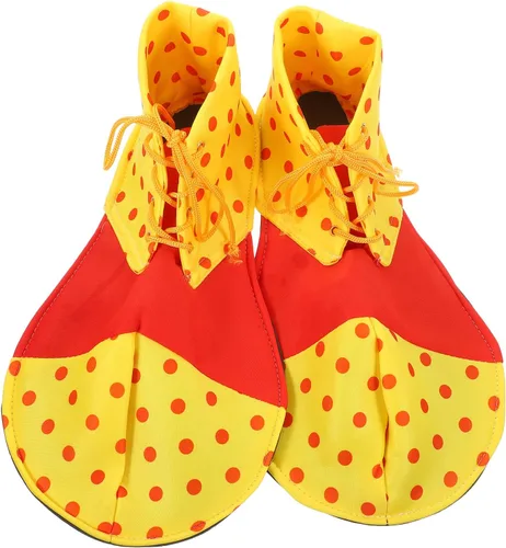Vista 8 de Disfraz de payaso para mujer con zapatos grandes y divertidos - Ropa de carnaval para hombres adultos, Como se muestra, Mediana