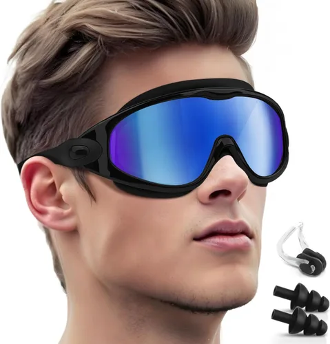 Vista 8 de Polarized Swim Goggles, Anti UV & Fog Swimming Goggles for Adult, Unisex No Leaking Swimming Goggle for Men Women Youth
