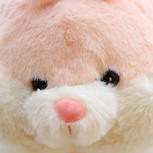 Vista 7 de Caramella Bubble Pantuflas clásicas de conejo para mujer, divertidas pantuflas de animales para niñas, bonitas pantuflas de conejo de felpa, regalos