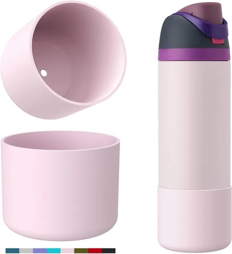 Vista 38 de Protector de Silicona para Botella de Agua Owala, 2 Piezas Fundas Protectoras Antideslizantes para Botellas de Agua FreeSip/Twist/Flip, Sin BPA