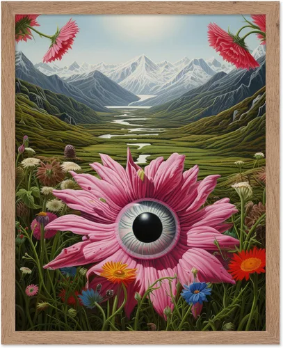 Vista 22 de Poster Master Póster de retrato de mujer, estampado de mariposa retro, arte de collage, arte femenino, arte femenino, arte moderno, arte floral