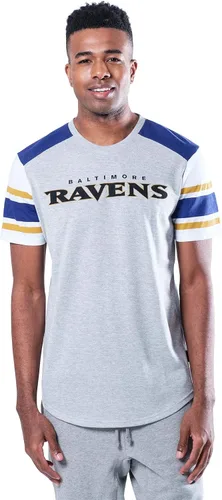 Vista 22 de Ultra Game NFL - Camiseta raglán de manga corta para hombre