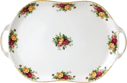 Vista 6 de Royal Albert Old Country Roses - Taza, diseño de rosas
