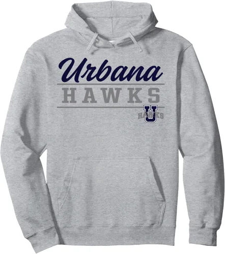 Vista 3 de Sudadera con capucha Urbana High School Hawks, gris, S