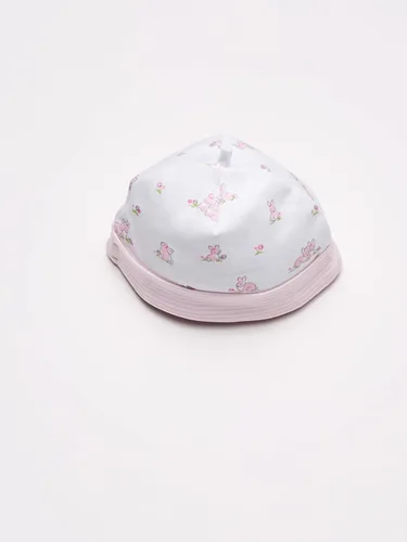Vista 4 de Little Me conjunto de vestido y sombrero para niña