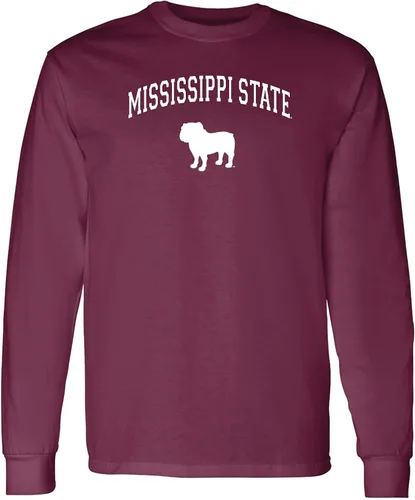 Vista 58 de NCAA oficial de College – University Team Color Arco Logo Manga Larga