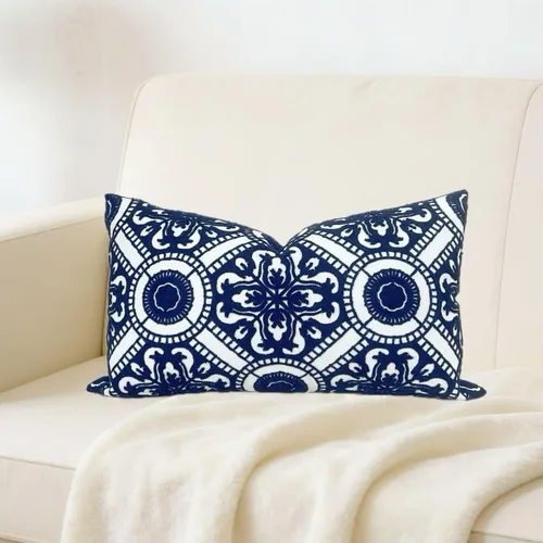Vista 27 de Slow Cow - Funda de almohada decorativa con bordado, funda de almohada para sofá, funda de almohada de 20 x 20 pulgadas, gris