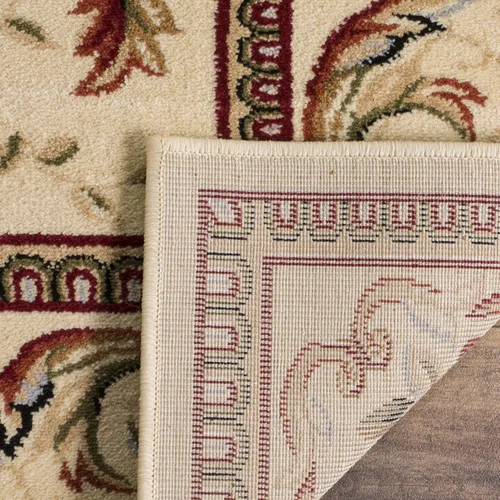 Vista 4 de SAFAVIEH Lyndhurst Collection - Alfombra para pasillo, 2 pies 3 pulgadas x 6 pies, marfil y marfil, diseño tradicional oriental, no desprende pelusa