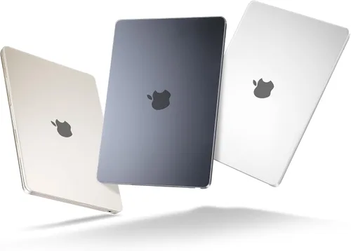 Vista 12 de Funda para MacBook Air M5/M4/M3/M2 de 15 pulgadas 2026 2025 2024 2023, compatible con el modelo (A3448/A3241/A3114/A2941), funda flexible para Peach