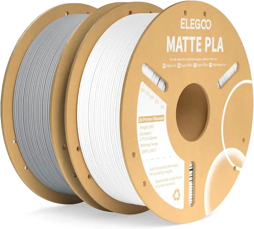 Vista 21 de ELEGOO Paquete de filamento de impresora 3D PLA mate 22 lbs 0.07 in