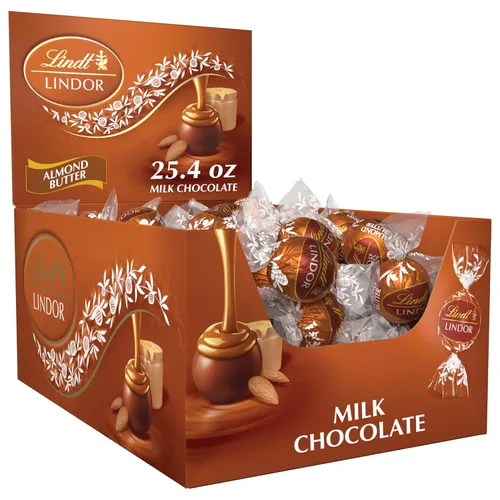 Vista 42 de Lindt Lindor - Trufas de chocolate extra oscuro 60 %, caramelo de chocolate negro con centro de trufa suave y derretida, ideal para regalar, 5.1