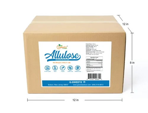 Vista 4 de Edulcorante multiusos de alulosa; porciones totales 1250; edulcorante cero calorías, sustituto sin azúcar para hornear, batidos, café; alimentos