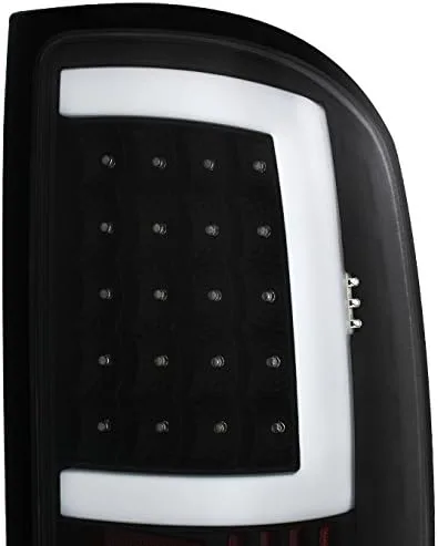 Vista 5 de AKKON - Para 07-13 Sierra 1500 07-14 Sierra 2500 3500 HD Camioneta Pickup Negras Luces Traseras G2 LED Faros de Freno en Pareja