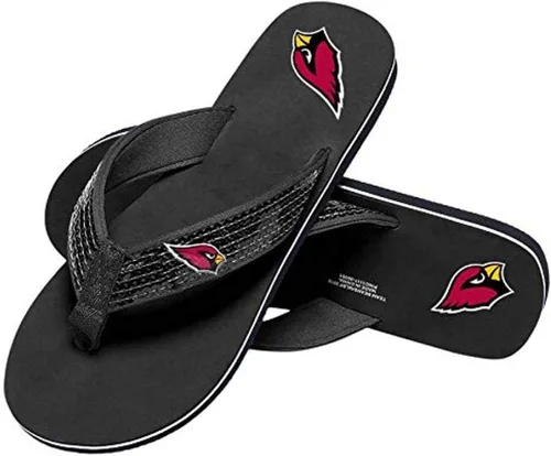 Vista 42 de FOCO Womens NFL Team Logo Sequin Strap Sandals Flip Flops