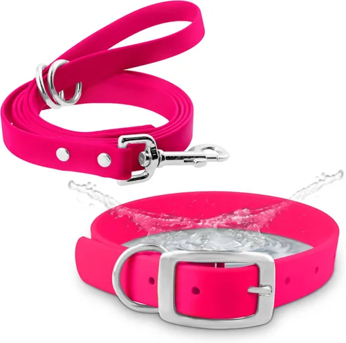 Vista 20 de Regal Dog Products Collar pequeño negro para perros con doble hebilla resistente y anillo en D Collar de perro ajustable de Biothane