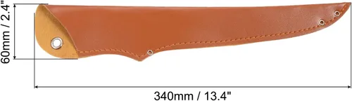 Vista 2 de PATIKIL Funda de piel sintética de 13 pulgadas, paquete de 3 fundas para cuchillos, protector de filos, protector de cuchillos, universal