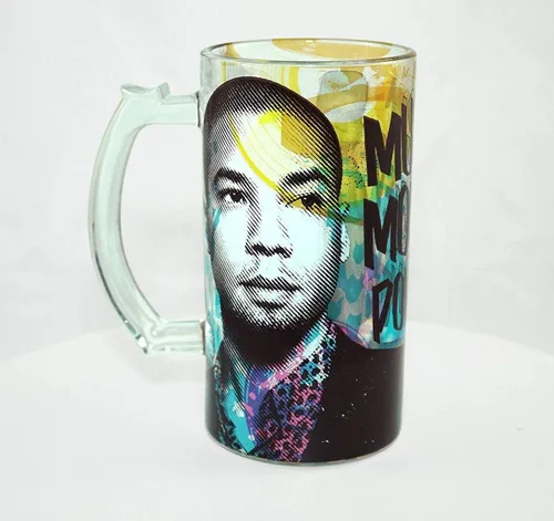 Vista 2 de Empire Music Money Power - Taza de cerveza de vidrio (16 onzas)