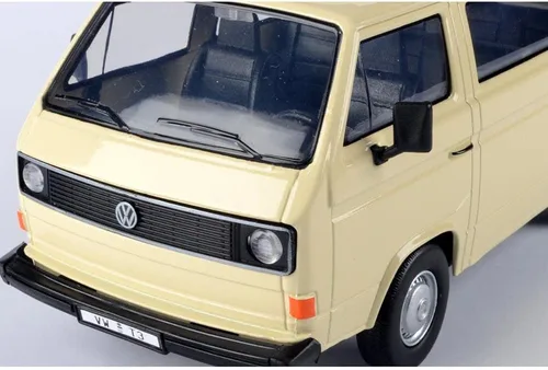 Vista 5 de VW Tipo 2 (T3) Van Beige Timeless Legends Series 1/24 Modelo de auto fundido a presión por Motormax 79376