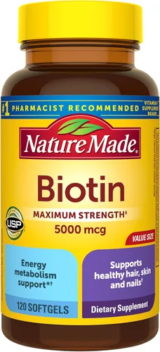 Vista 2 de Nature Made Biotina 5000 mcg cápsulas blandas líquidas 50 ea (paquete de 3)