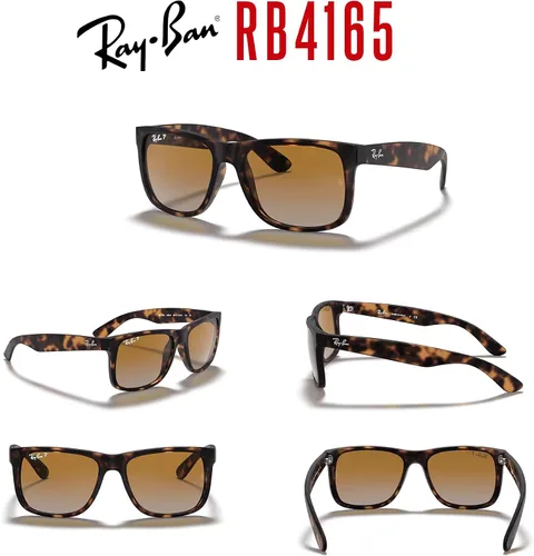 Vista 74 de Ray-Ban RB4165 JUSTIN Sunglasses For Men For Women+BUNDLE with ACCESSORY EYEWEAR KIT