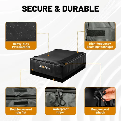 Vista 4 de 26 Cubic Feet Truck Bed Cargo Bag, Waterproof with Heavy Duty PVC