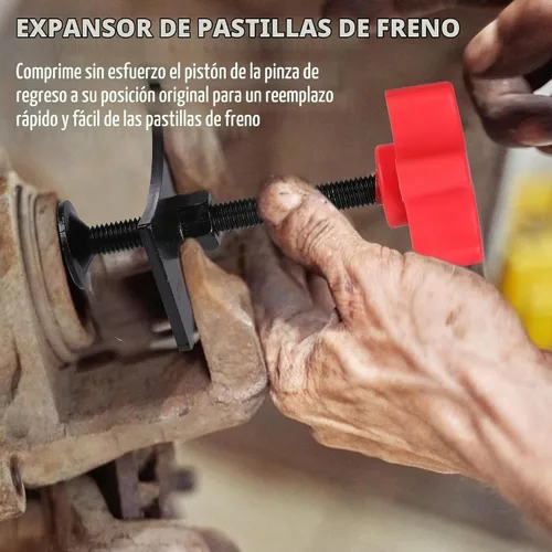 Vista 5 de WORKPRO Herramienta de compresión de pinza de freno, herramienta esparcidora de compresor de pistón