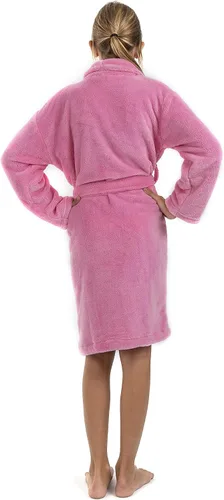 Vista 2 de BC BARE COTTON Bare Cotton Kids Microfiber Fleece Shawl Robe - Girls