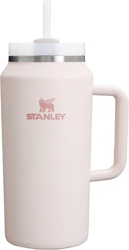 Vista 61 de STANLEY Quencher H2.0 Vaso Térmico con asa y pajilla, 64 onzas, tapa Flowstate de 3 posiciones, gran capacidad para viajes y deportes, vaso de acero