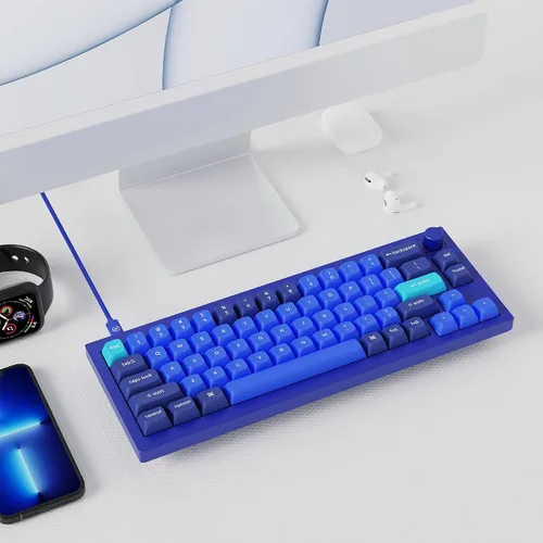 Vista 6 de Keychron Q2 - Perilla de teclado mecánico personalizado con cable, diseño del 65% QMKVIA, macro programable con interruptor Gateron G Pro Brown