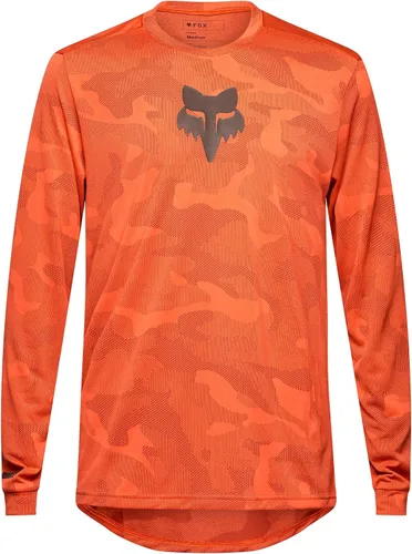 Vista 8 de Fox Racing Jersey Ranger Tru Dri LS para bicicleta de montaña para hombre Negro