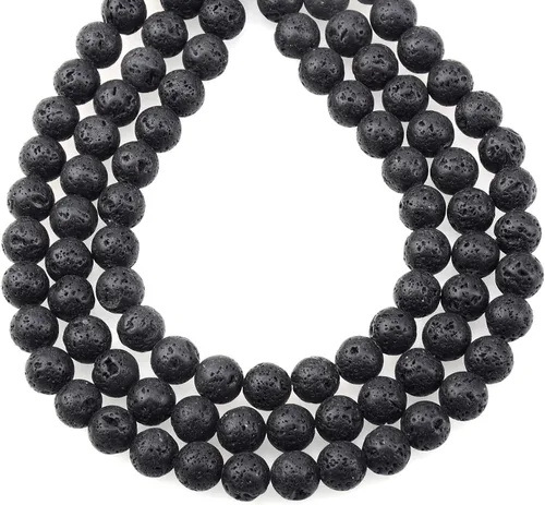 Vista 24 de LPBeads 100 Cuentas de 8mm Cuentas Redondas Naturales de Chakra, Cuentas Sueltas de Piedra Preciosa Redondas para Hacer Joyas con Cordón Elástico