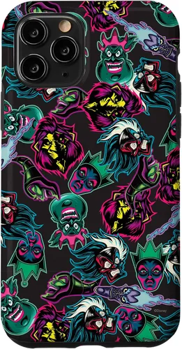 Vista 27 de Funda con estampado de neón malvado de villanos de Disney para iPhone 16