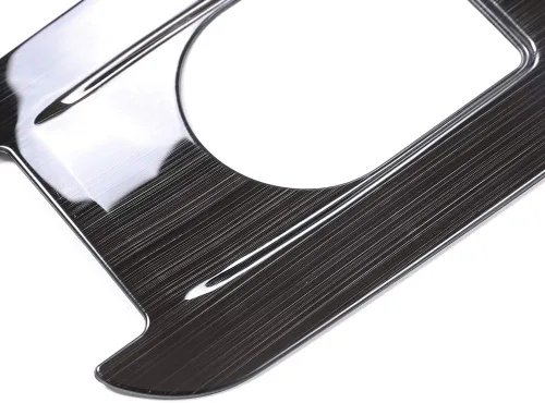 Vista 3 de YIWANG Cubierta de placa de cambio de engranajes de plástico ABS para Land Rover Discovery Sport 2015-2018 Accesorios de coche (negro cepillado)