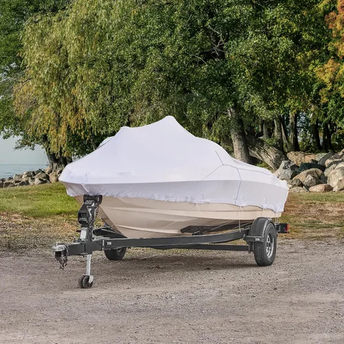 Vista 4 de Transhield Funda universal para barco marino Impermeable, resistente Correas y rejillas de ventilación incluidas