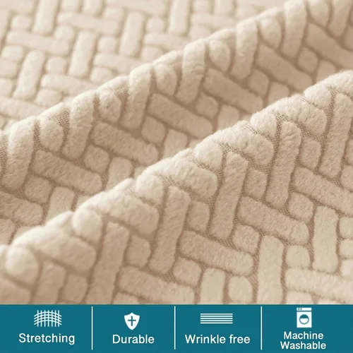 Vista 7 de HFCNMY Fundas para taburetes de bar, paquete de 2 fundas elásticas para taburetes de bar con respaldo, fundas de taburete de bar de jacquard