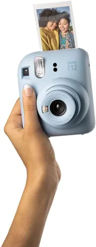 Vista 8 de Fujifilm instax Mini 12 - Cámara instantánea con paquete de 40 películas de disparo, color azul pastel