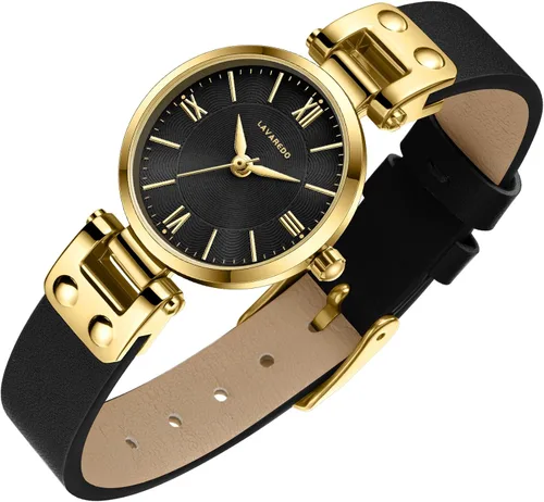 Vista 10 de BEN NEVIS Relojes para mujer, elegante, clásico, pequeño, de cuero dorado 001-Marrón Dorado-P