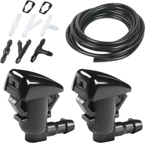Vista 15 de OTUAYAUTO Kit de boquillas de lavador de parabrisas delantero para Ford F150 2004-2013 - Reemplaza OEM # 3W7Z-17603-AA, 3W7Z17603AA, boquilla
