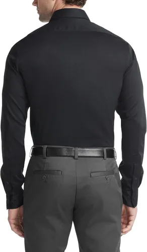 Vista 2 de Van Heusen - Camisa de vestir para hombre, corte entallado, cuello flexible, elástica, ultra libre de arrugas