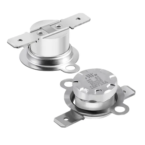 Vista 30 de UL/CUL KSD301 125V 16A Termostato, 32 °F/32°F Off NC AutoReset Normally Closed -10°C/14°F On Bimetal Thermostat for freezers, refrigerators