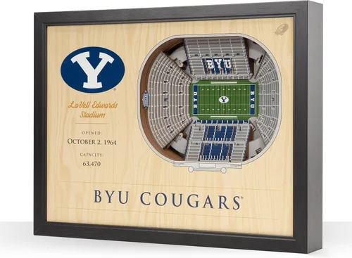 Vista 61 de YouTheFan NCAA Arte de Pared StadiumView de 25 Capas