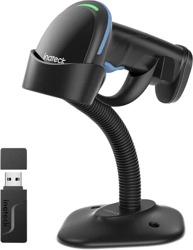 Vista 13 de Inateck Escáner de Código de Barras 2D con Soporte Inteligente, Escáner de Código QR Inalámbrico, Escáner de Mano con APP y SDK, Imagen 2D