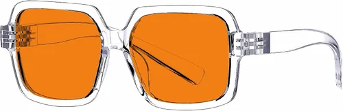 Vista 17 de Eyekepper Blue Light Glasses Men Women, Square Eyeglasses