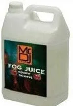 Vista 2 de Paquete con 4 artículos: MR DJ Fog Juice Fluid Lemon Scent Galones de niebla/humo/neblina Máquina de recarga de jugo líquido líquido a base de agua