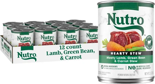 Vista 17 de Nutro Hearty Stew - Alimento húmedo natural sin granos para perros adultos, trozos en salsa, estofado abundante de res, tomate, zanahoria
