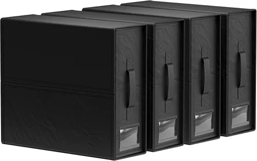Vista 18 de SUOCO SheetCube - Organizadores de sábanas y almacenamiento de 2 unidades, organizador plegable de lino para armario, contenedor de caja