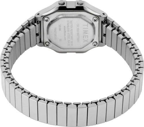 Vista 3 de Timex Women's Digital Quartz Watch with Stainless Steel Strap