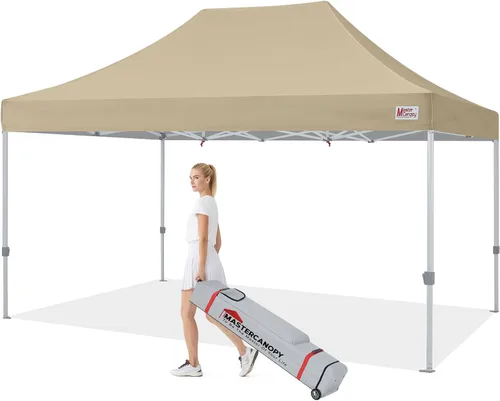 Vista 18 de MASTERCANOPY - Toldo plegable estilo tienda de campaña de 10 x 10 pies, de montura instantánea y para uso comercial, con una bolsa con ruedas